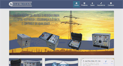 Desktop Screenshot of eletroteste.com.br