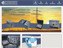 Tablet Screenshot of eletroteste.com.br
